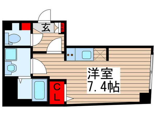 ラフォート五反野の物件間取画像